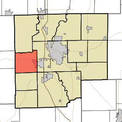 Location in Bartholomew County