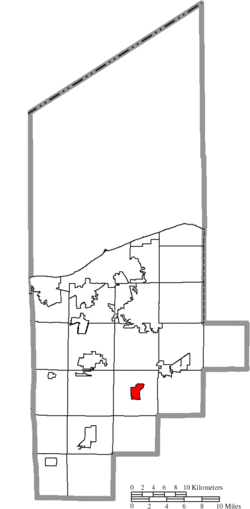 Location of LaGrange in Lorain County