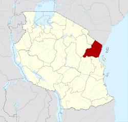 Location in Tanzania