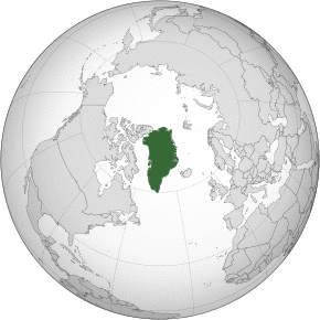 Location of Greenland