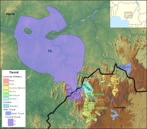 Map of the Tivoid languages.svg