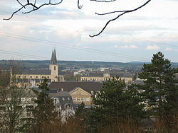 The town seen from the Gaalgebierg park