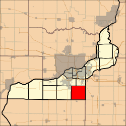 Location in Rock Island County