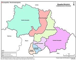 Administrative divisions of Humla District