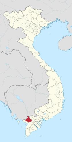 Location of An Giang within Vietnam