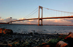 The Bronx–Whitestone Bridge as seen from Whitestone