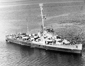 USS Edward H. Allen (DE-531) in Casco Bay, Maine (USA), on 9 August 1945 (80-G-332953).jpg