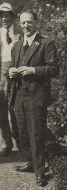 Walter de la Mare in 1924 (photo by Lady Ottoline Morrell)