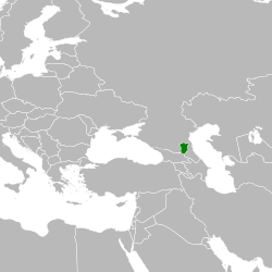 Location of Chechnya