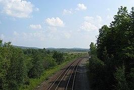 Berkshire Subdivision tracks in Hinsdale, Massachusetts