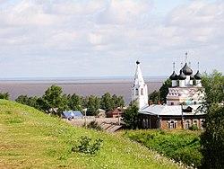Belozersk with view on Beloye Lake, Vologda Oblast, Russia