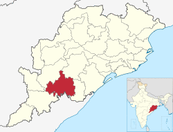 Location in Odisha, India