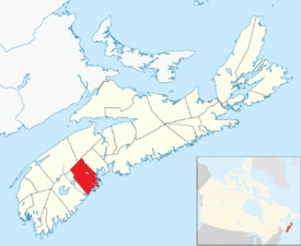 Location of the Municipality of the District of Lunenburg