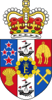 Crowned Arms of New Zealand (with the Royal Cipher).svg