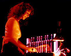 Ruth Underwood playing at a Frank Zappa concert, ca. 1975