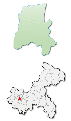 Shapingba District in Chongqing
