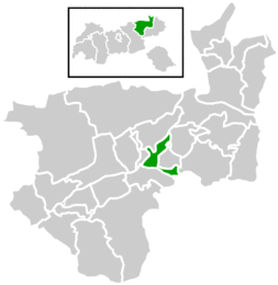 Location within Kufstein district