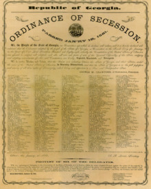 Ordinance of Secession Milledgeville, Georgia 1861.png
