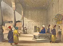 "Interior of the palace of Shauh Shujah Ool Moolk, Late King of Cabul"