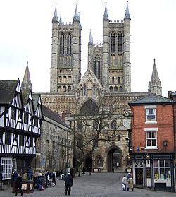 9th May - England's Lincoln Cathedral is consecrated Lincoln_Cathedral_from_Castle_Hill_(crop)