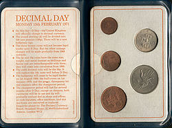 15 Feb - Decimal Day (1971) Decimalisationdday