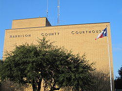 Harrison County Courthouse in Marshall