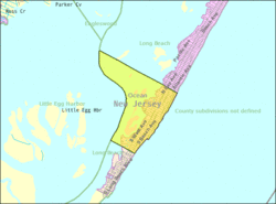 Census Bureau map of Beach Haven, New Jersey