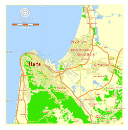 Map of Haifa