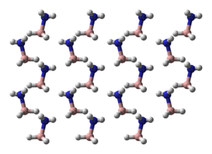 Part of the crystal structure of ammonia borane[2]