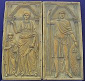 The Monza diptych, Stilicho with his family