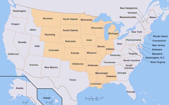 Louisiana Territory versus current US States.png