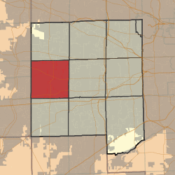 Location in DuPage County
