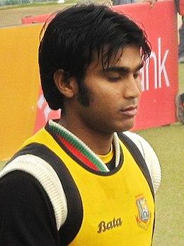 Junaid Siddique training, 23 January, 2009, Dhaka SBNS.jpg