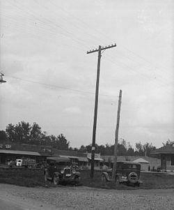 Downtown Big Sandy, 1936