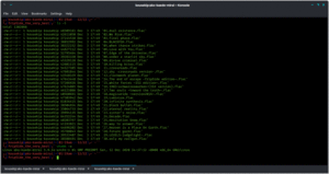 Screenshot of Konsole in Plasma 5