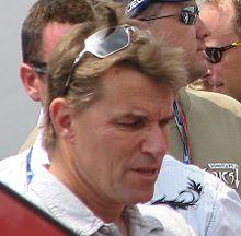 Stefan Johansson 2009 Indy 500 Carb Day.JPG
