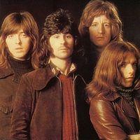 Badfinger in 1971, from the cover of their album Straight Up. (L to R: Joey Molland, Tom Evans, Pete Ham, Mike Gibbins)