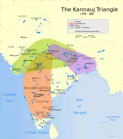 Extent of the Pratihara Empire