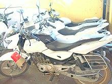 Bikes used by Traffic Police, Bangalore.jpg