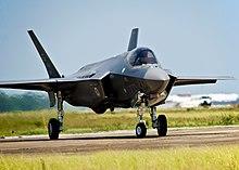 A Lockheed Martin F-35A Lightning II of the type to be based at RAF Lakenheath.