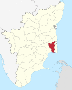 Location in Tamil Nadu, India