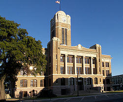 The Johnson County Courthouse in 2009