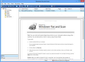 Windows Fax and Scan in Windows 10