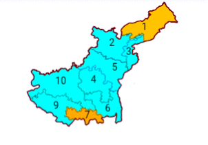 Assembly constituencies in Gurdaspur lokshaba constituency.png