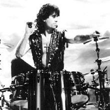 Cozy Powell in 1990 as a member of Black Sabbath