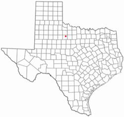 Location of Weinert, Texas