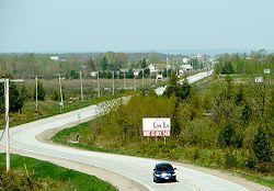 Highway 540 through Gordon