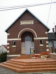 The town hall in Montauban-de-Picardie