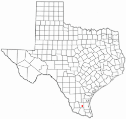 Location of Encino, Texas