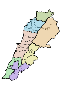 Lebanon divisions.svg